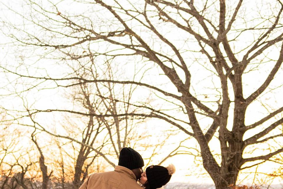 Winters kiss