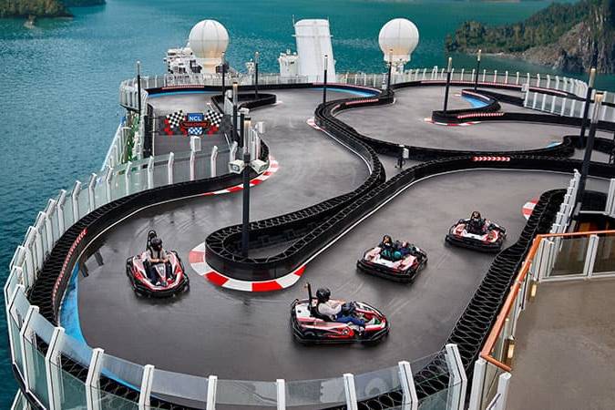 Racetrack at Sea on Norwegian