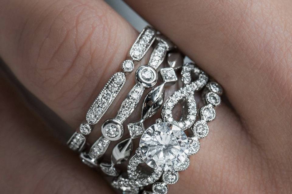 Stackable bridal set