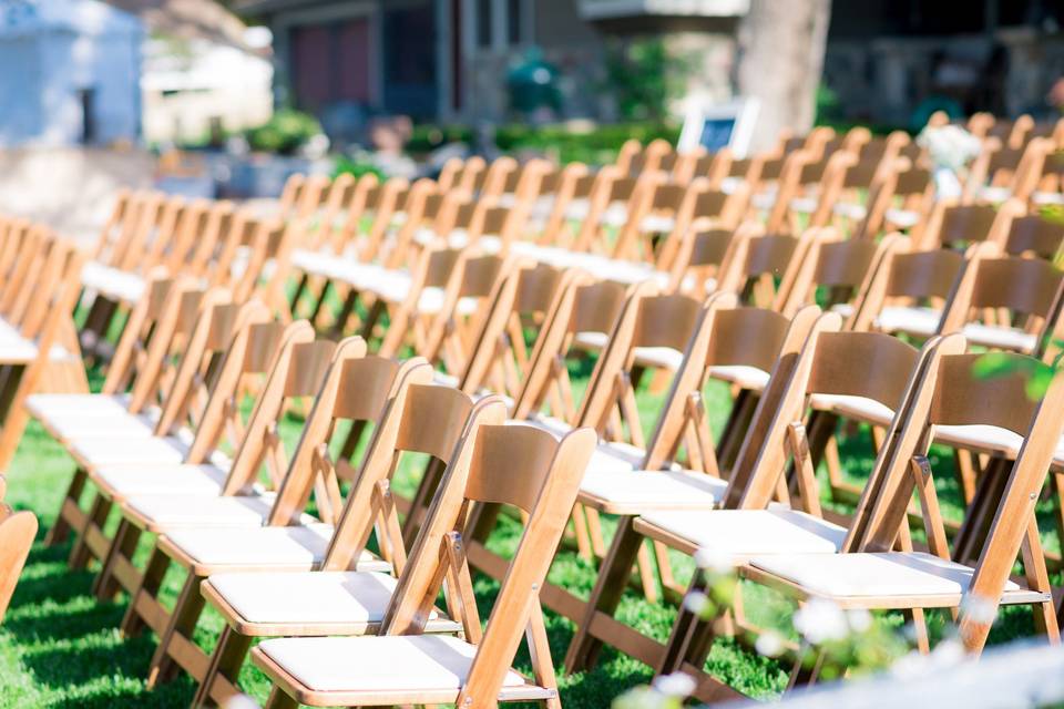 Natural Padded Chairs