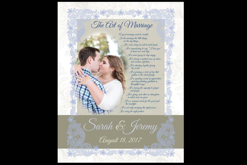 Personalized wedding gift