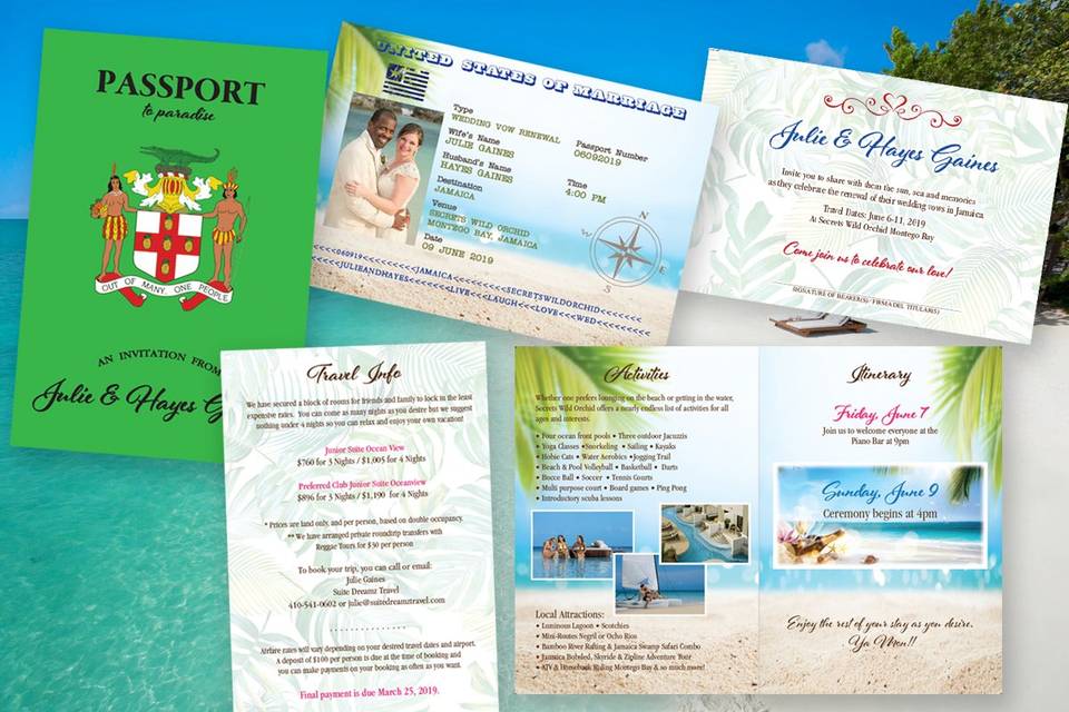 Vow renewal invitation