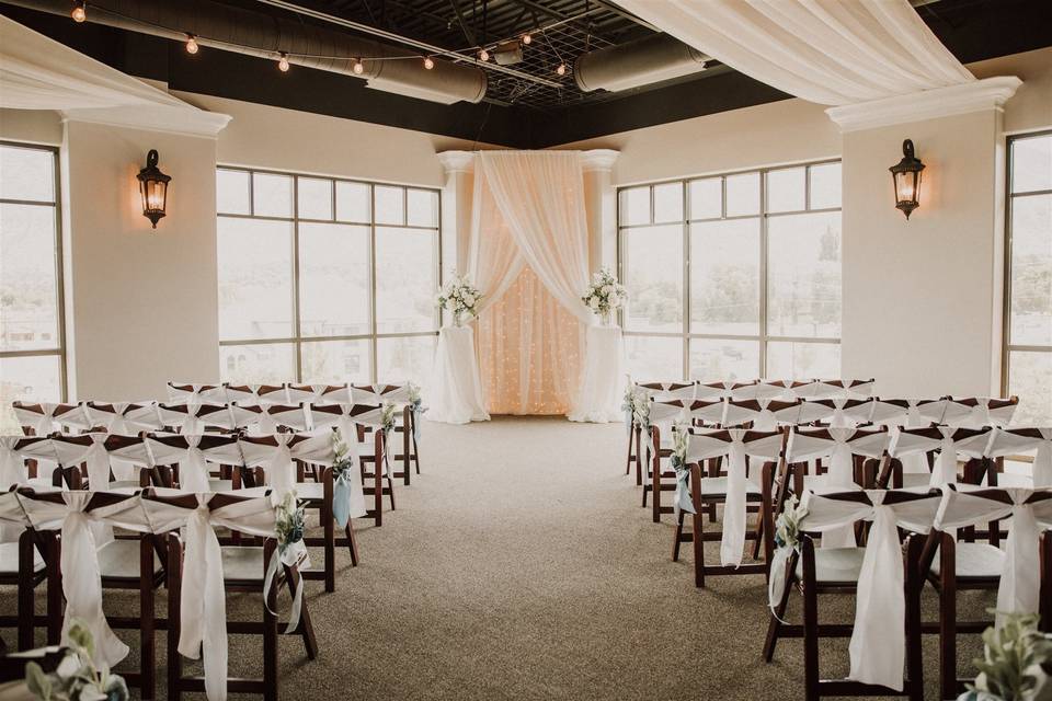Ceremony set up