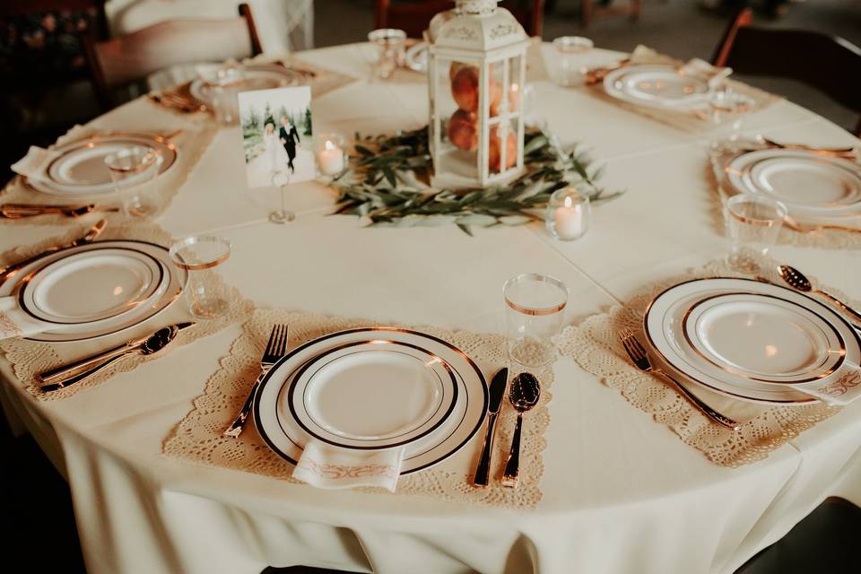 Table setup