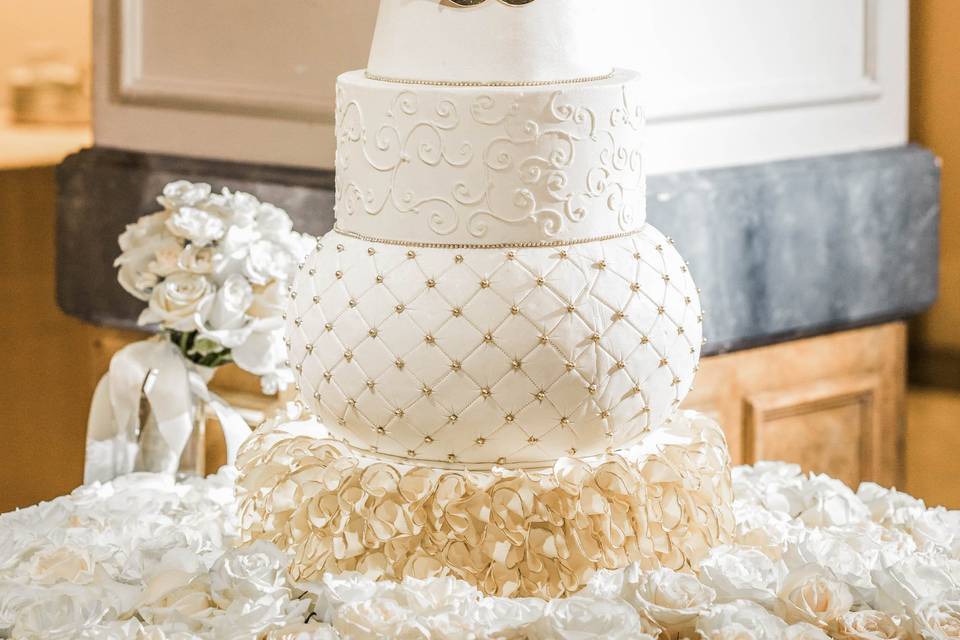 Cherry Blossom Wedding Cake