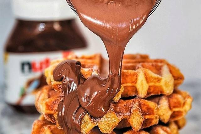 Nutella waffles