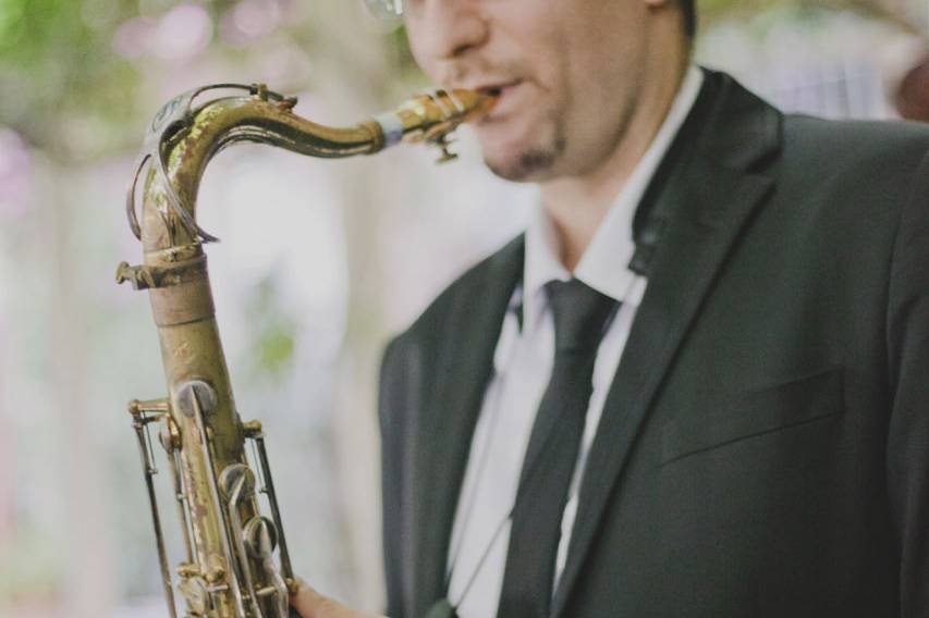 Jazz quartet performing at La Cervara, Portofino