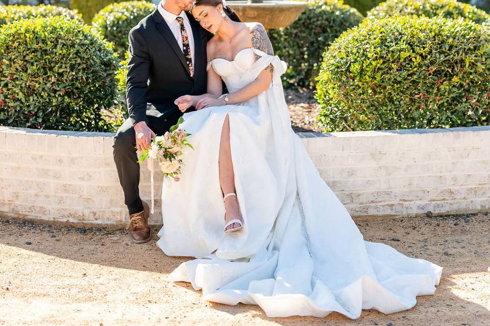 Couple wedding photos in pitt