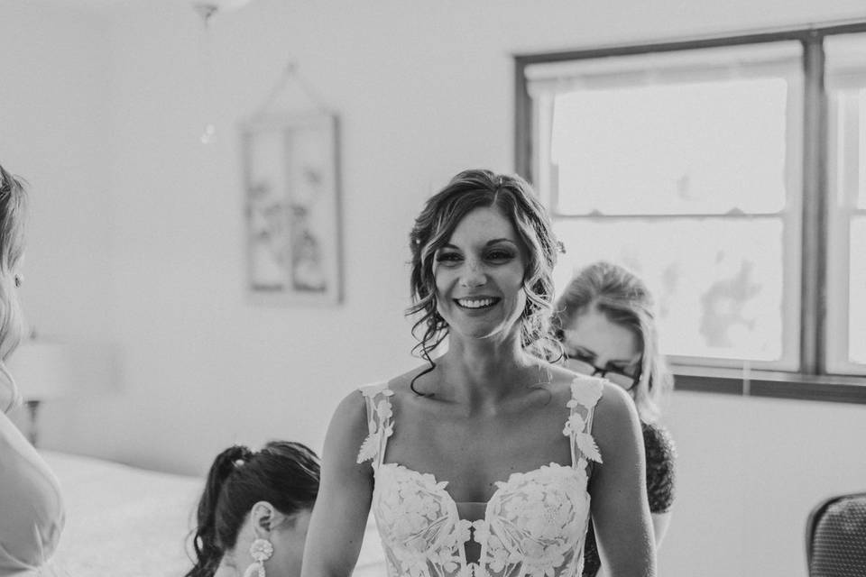 Perfect bride portrait