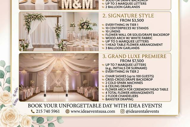 Wedding packages
