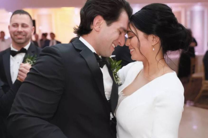Happy couple dancing