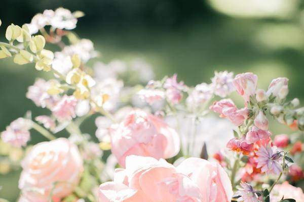 Pink floral arrangement