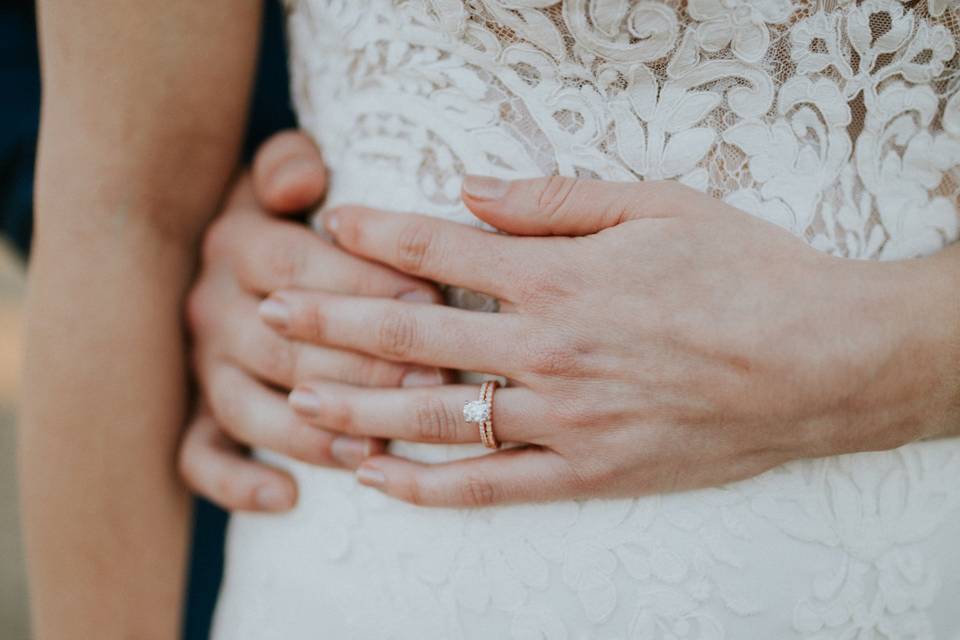Hand and ring - Maggie Moriah Photography