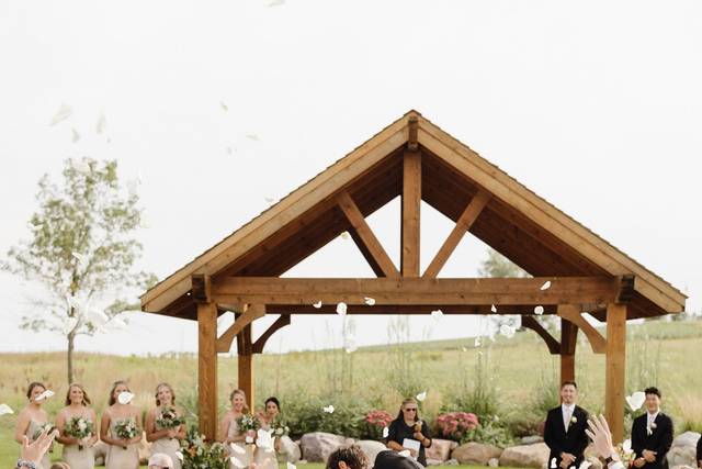 Outdoor Ceremony at Arbor