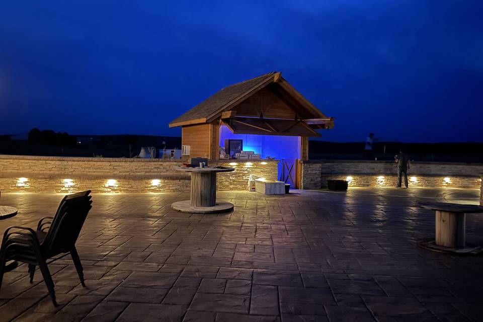 Outdoor Bar and Large Patio
