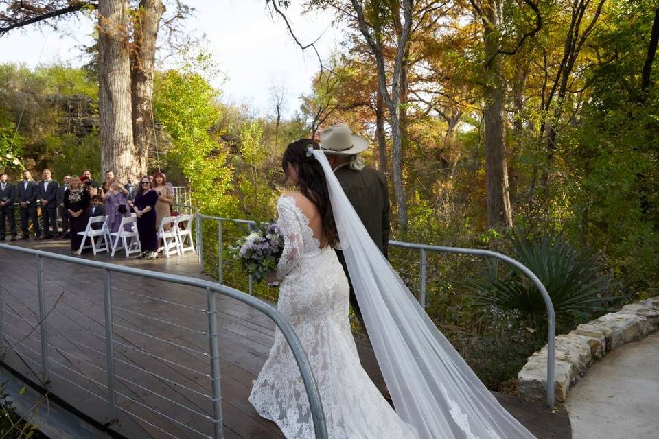 Walking down the aisle