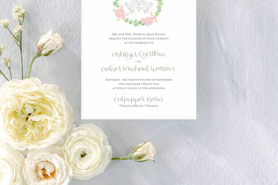 Semi-Custom Invitation Suite