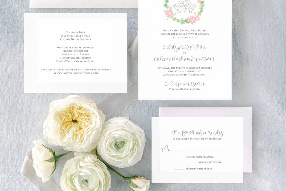 Semi-Custom Invitation Suite