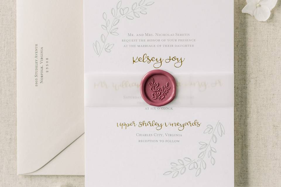 Custom Invitation Suite