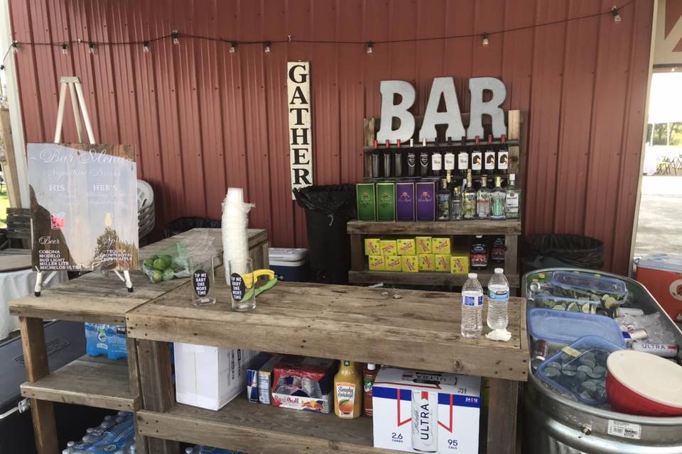 The bar