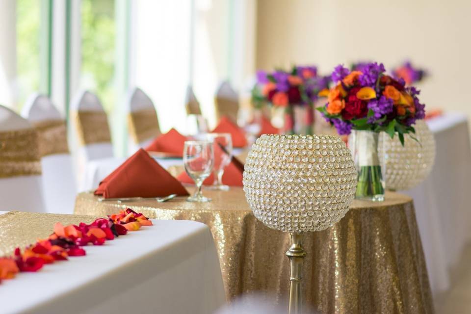 Elegant centerpieces