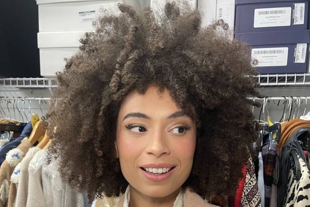 Petal pink model glam