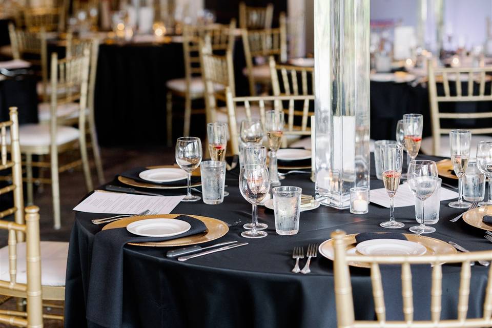 Glass Centerpiece