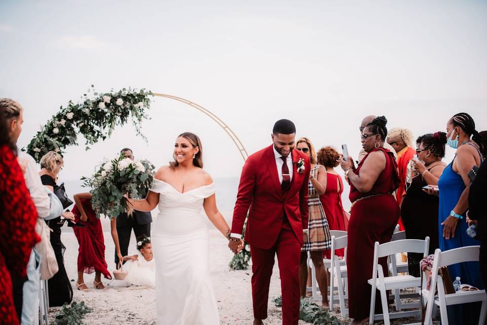 Beach ceremony