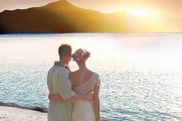 Beach wedding Turtle Island Fiji