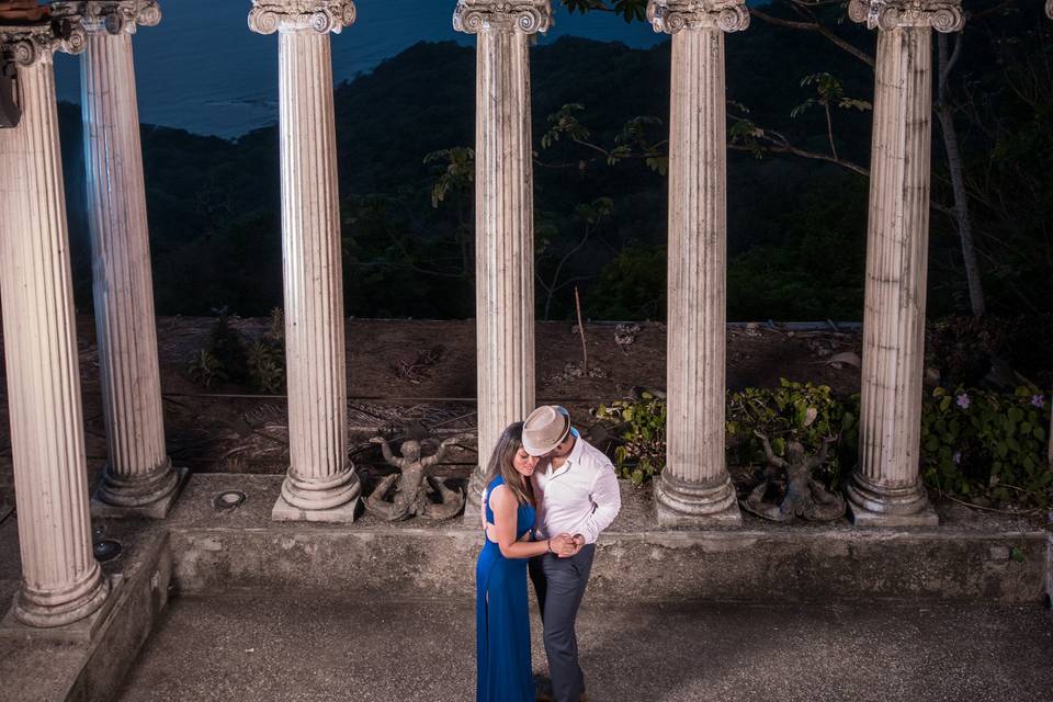 Dancing at the blue hour