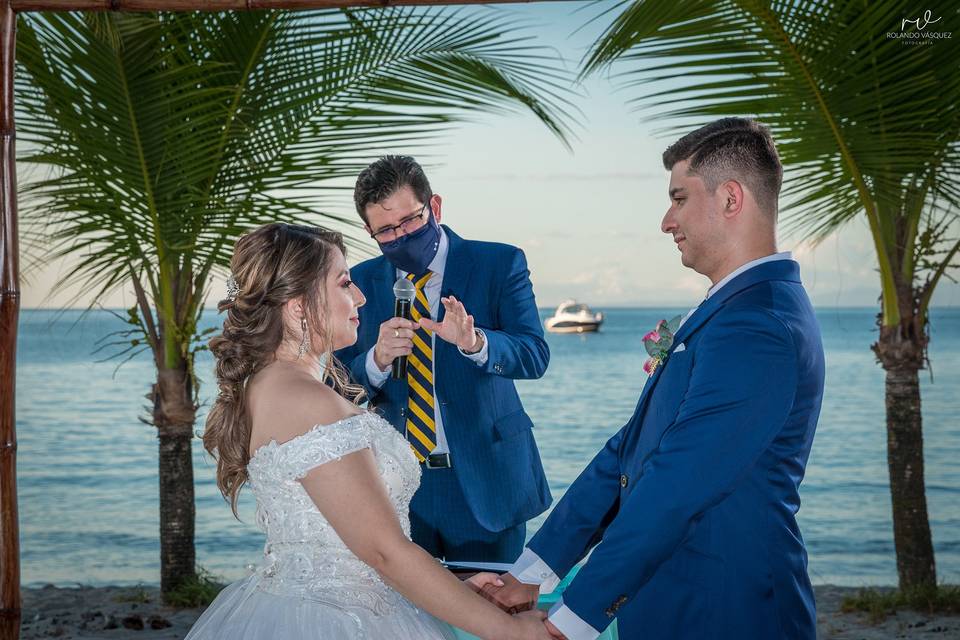 Beach ceremony