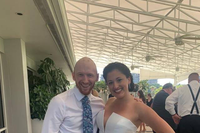 At Rebecca's Wedding