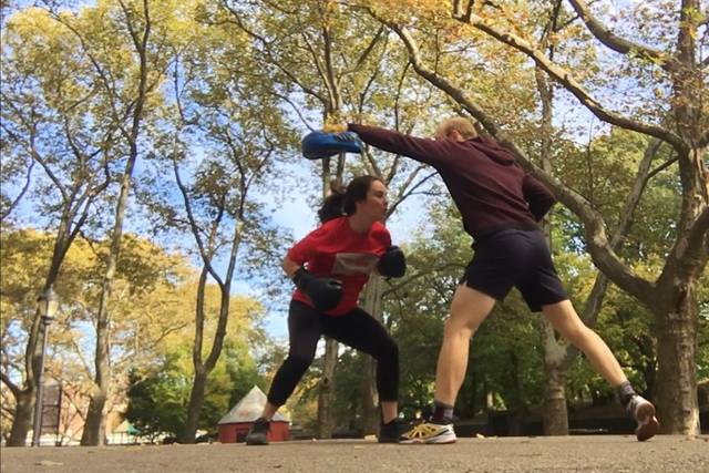 Boxing in Fort Greene, BK