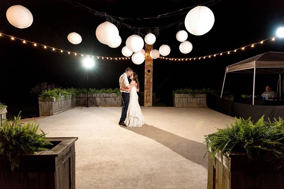 First Dance under the stars