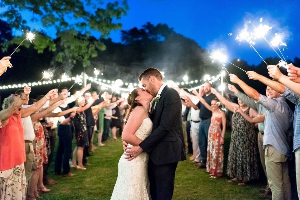 Sparkling Exit under the stars