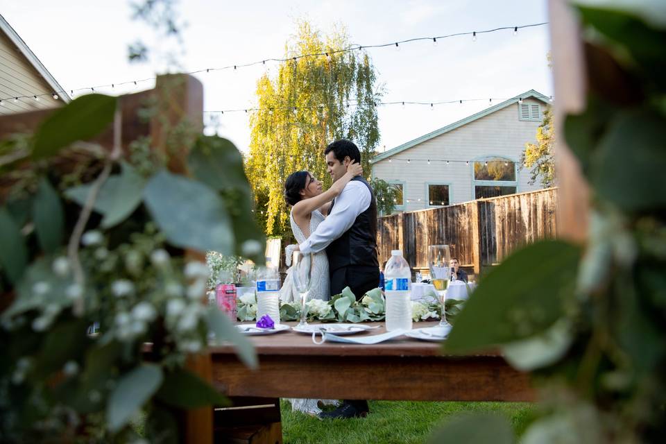 Small Backyard Wedding
