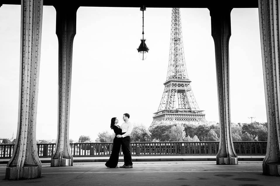 The bride and groom