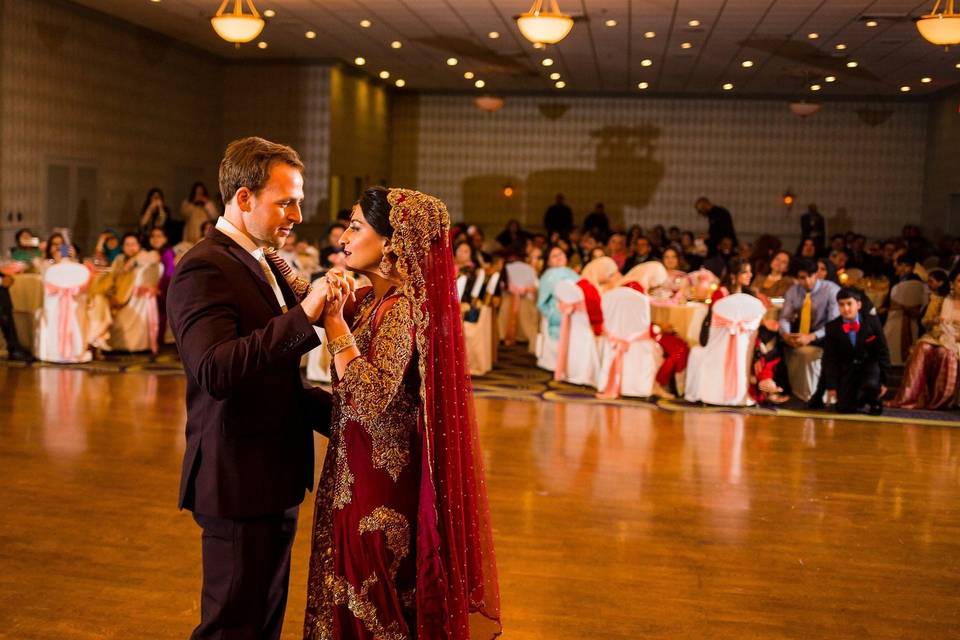 Couple dancing