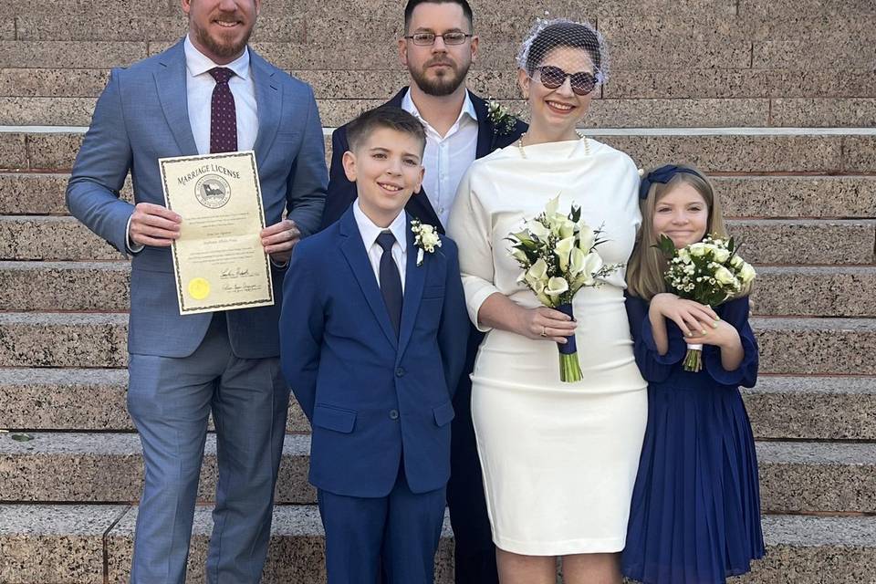 Elopement at the courthouse