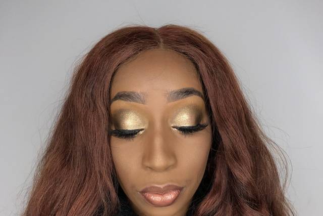Soft glam look