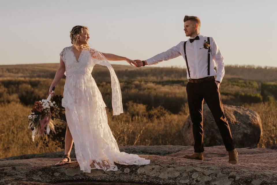 Elephant rock elopement