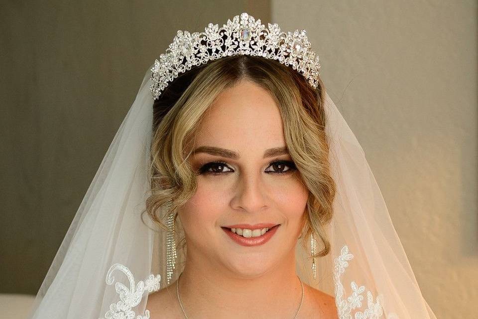 Makeup for bride Diana