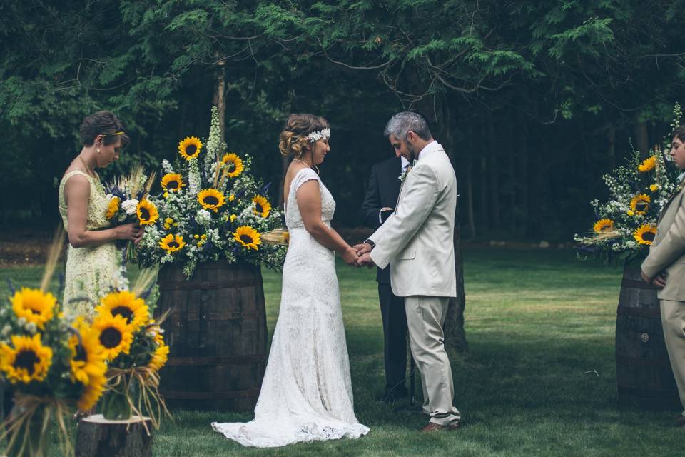 Outdoor wedding