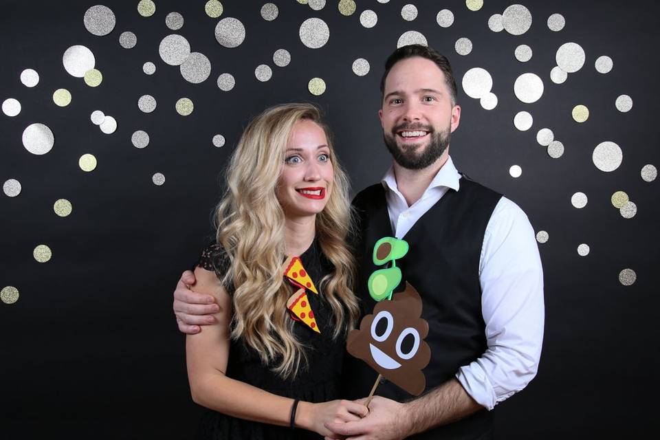 Bubbly backdrop!