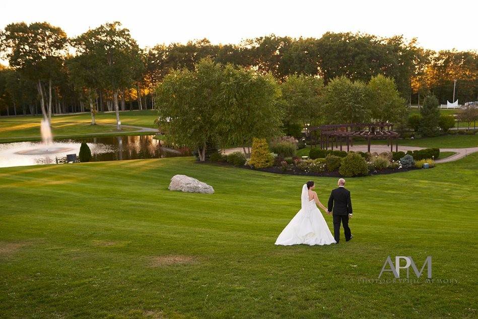 Outdoor wedding ceremony