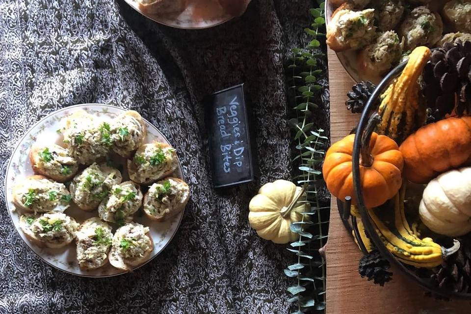 Fall Appetizer Table