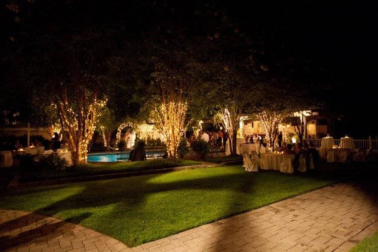 Outdoor reception area