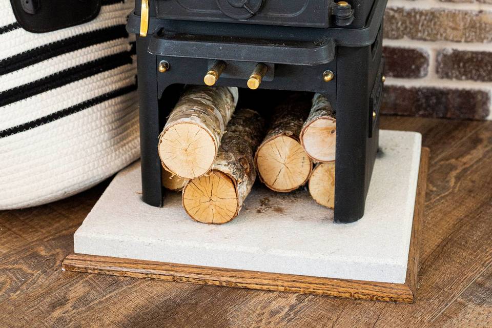 Wood Burning Fireplace