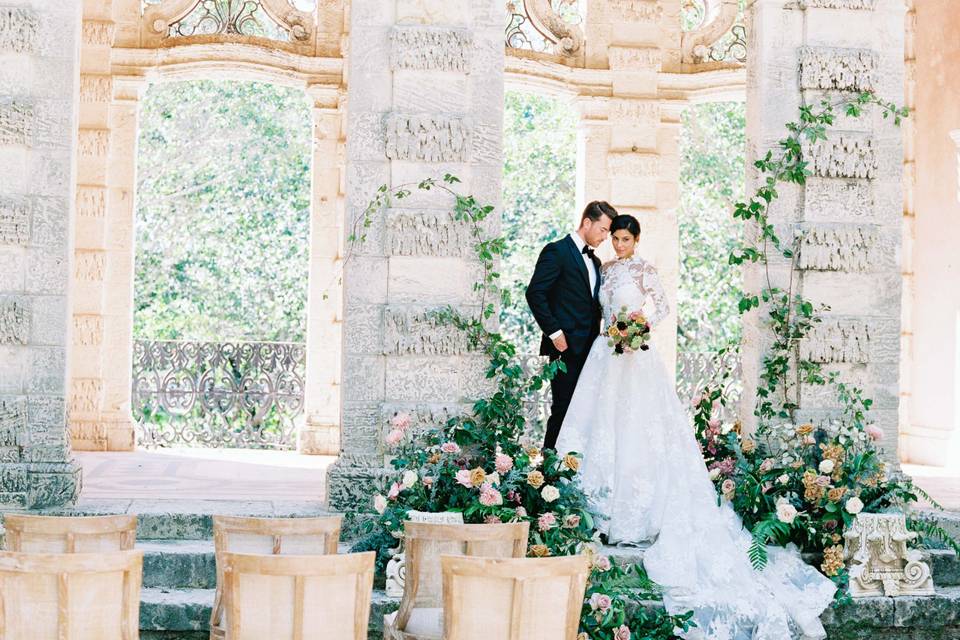 Bride & Groom Vizcaya Weddings