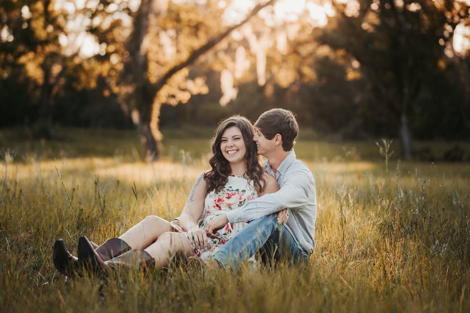 Couple in the fields